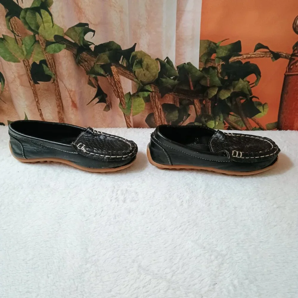 Bundle Shoes EU 27 Brown & Black Kids Loafers Moccasins